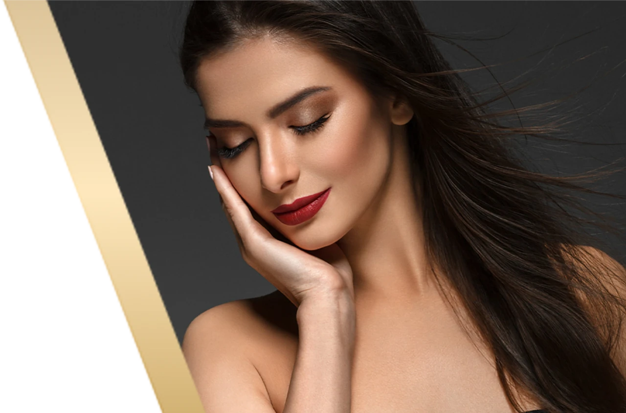 Rejuvenated woman after microneedling