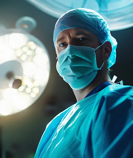surgeon in operating room